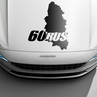 Наклейка 60 rus