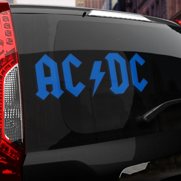 Наклейка AC/DC