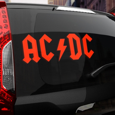 Наклейка AC/DC