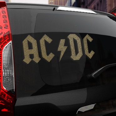 Наклейка AC/DC