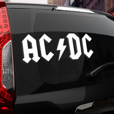 Наклейка AC/DC