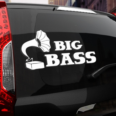 Наклейка BIG BASS