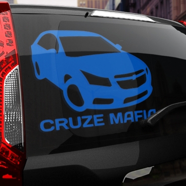 Наклейка CHEVROLET CRUZE МАФИЯ