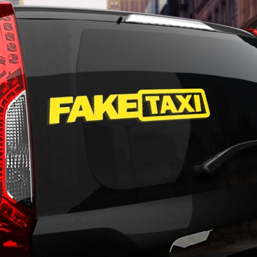 Наклейка FAKE TAXI