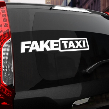 Наклейка FAKE TAXI