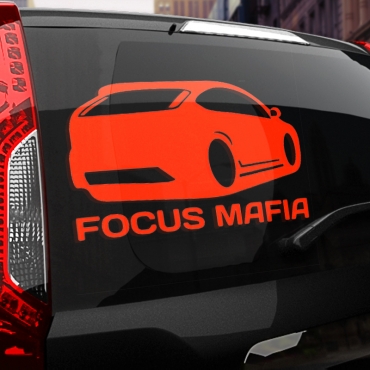 Наклейка FORD FOCUS МАФИЯ