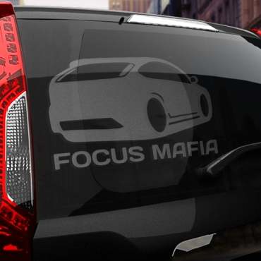 Наклейка FORD FOCUS МАФИЯ