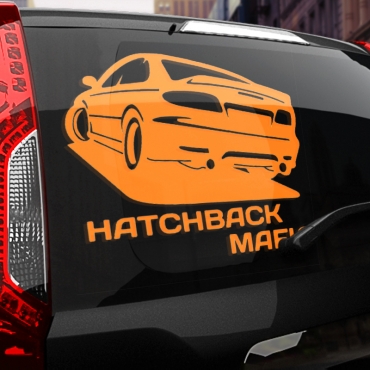 Наклейка HATCHBACK МАФИЯ (Subaru)