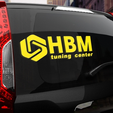 Наклейка HBM tuning center