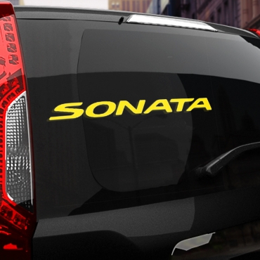 Наклейка Hyundai Sonata