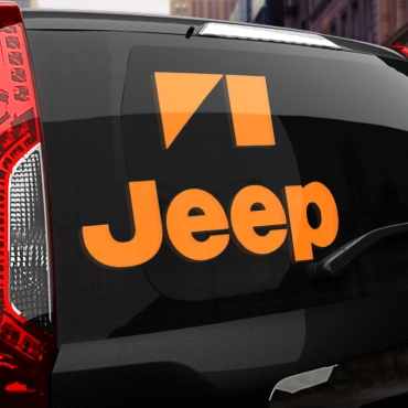 Наклейка Jeep логотип
