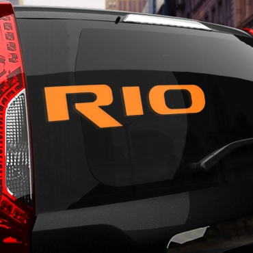 Наклейка KIA RIO