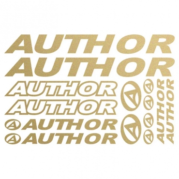 Наклейка Author комплект 30х20 см