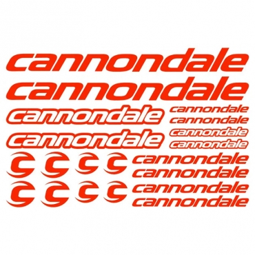 Наклейка Cannondale комплект 30х20 см