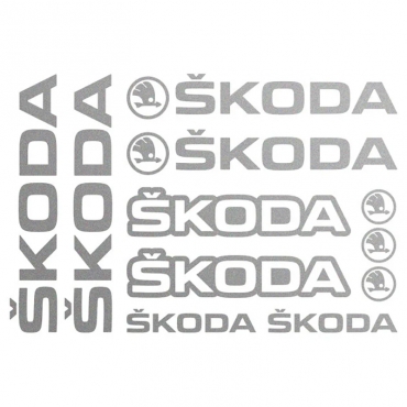 Наклейка SKODA набор