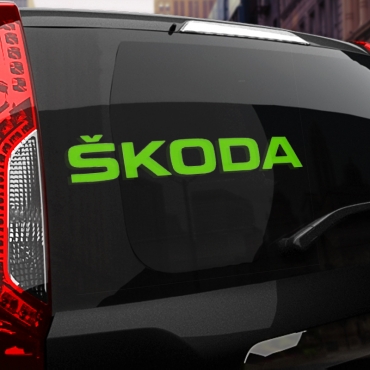 Наклейка логотип SKODA