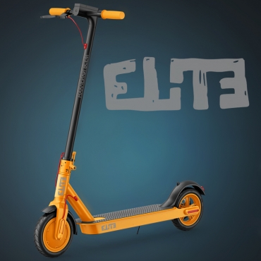 Наклейка ELITE на самокат трюковой