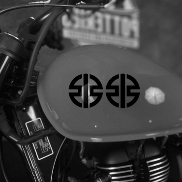 Наклейка Kawasaki River Mark на мотоцикл