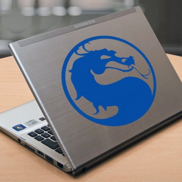 Наклейка на ноутбук Mortal Kombat Dragon