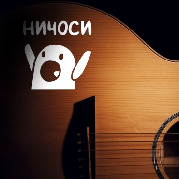 Наклейка ничоси на гитару