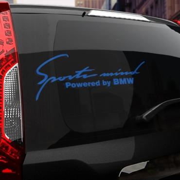 Наклейка Sport mind by BMW
