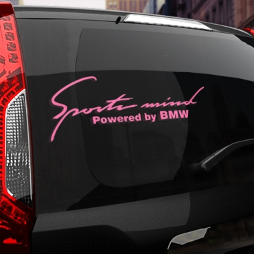 Наклейка Sport mind by BMW