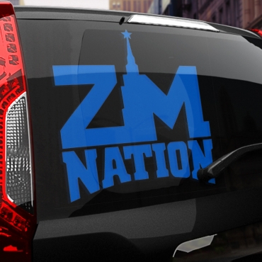 Наклейка ZM NATION