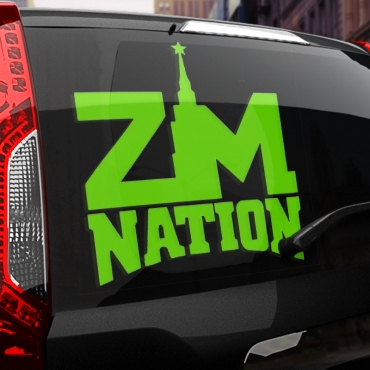 Наклейка ZM NATION