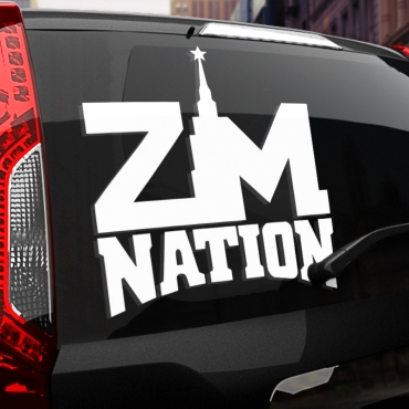 Наклейка ZM NATION