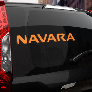 Наклейка Nissan Navara