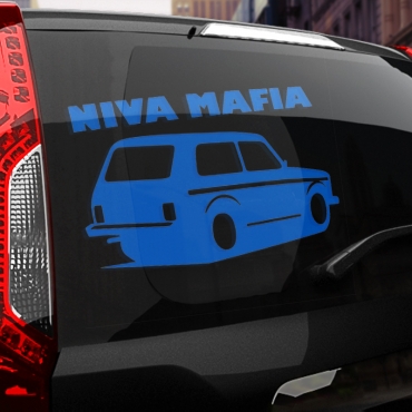 Наклейка НИВА МАФИЯ