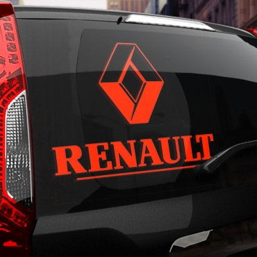 Наклейка Renault логотип