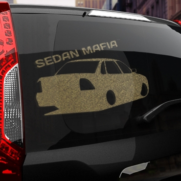 Наклейка SEDAN МАФИЯ (PRIORA)