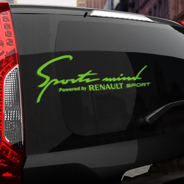 Наклейка SPORT MIND RENAULT