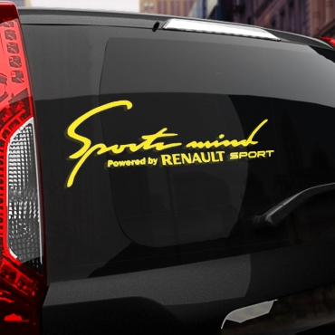 Наклейка SPORT MIND RENAULT