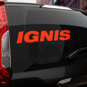 Наклейка Suzuki IGNIS