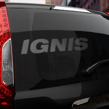 Наклейка Suzuki IGNIS