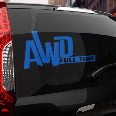 Наклейка Toyota AWD Full Time
