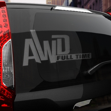 Наклейка Toyota AWD Full Time