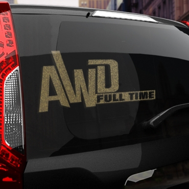 Наклейка Toyota AWD Full Time