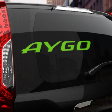 Наклейка Toyota AYGO