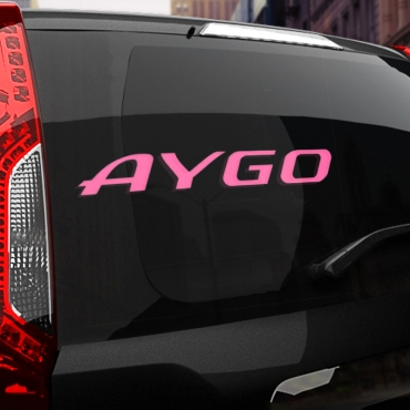 Наклейка Toyota AYGO