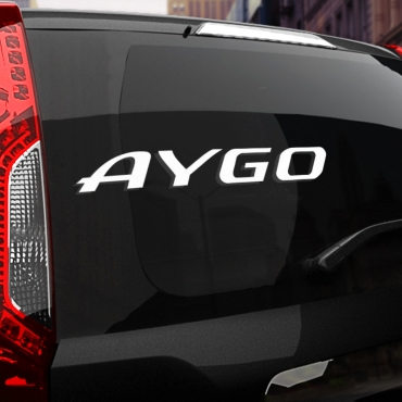 Наклейка Toyota AYGO