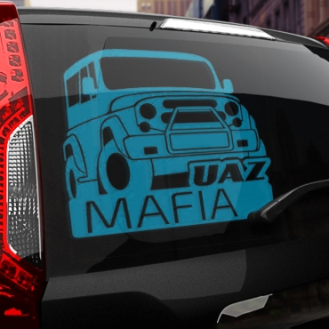 Наклейка UAZ МАФИЯ 2