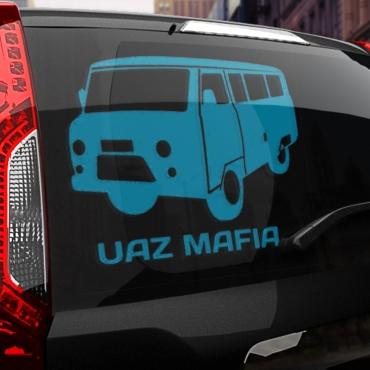 Наклейка UAZ МАФИЯ (БУХАНКА)