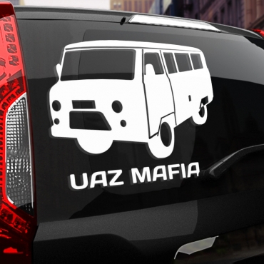 Наклейка UAZ МАФИЯ (БУХАНКА)