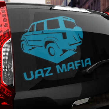 Наклейка UAZ МАФИЯ