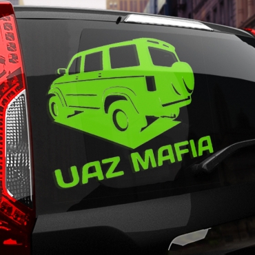 Наклейка UAZ МАФИЯ