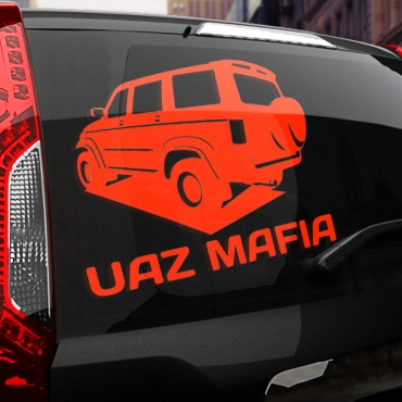 Наклейка UAZ МАФИЯ