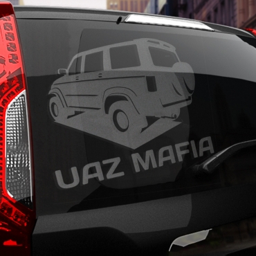 Наклейка UAZ МАФИЯ